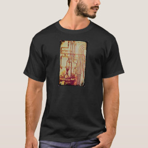 Stylized Antique Wall Pipes T-Shirt
