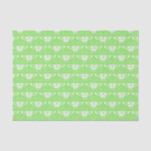 Stylized Art Deco butterfly  - lime green Tissue Paper