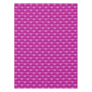 Stylized Art Deco butterfly - magenta and pink Tablecloth