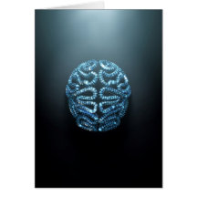 Stylized Artificial Intelligence Brain