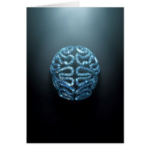 Stylized Artificial Intelligence Brain