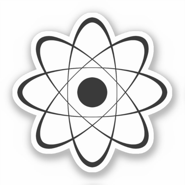 Stylized Atom Symbol (Front)