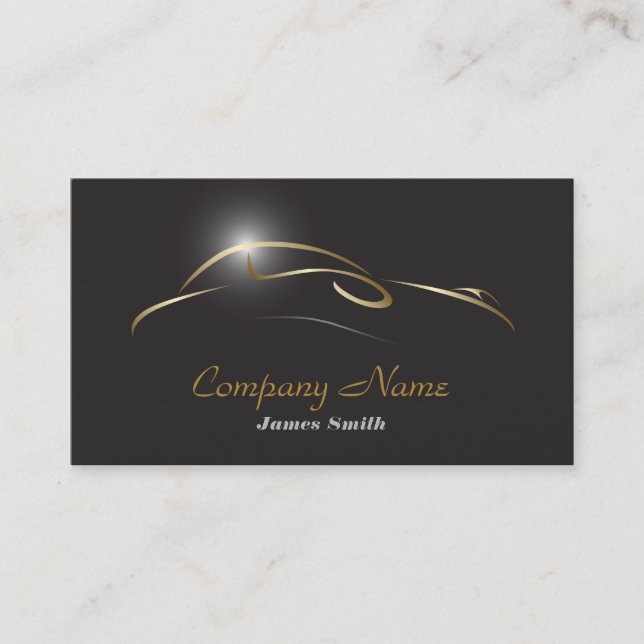 Stylized Auto Detail  Auto Paint  EU Business Card (Front)