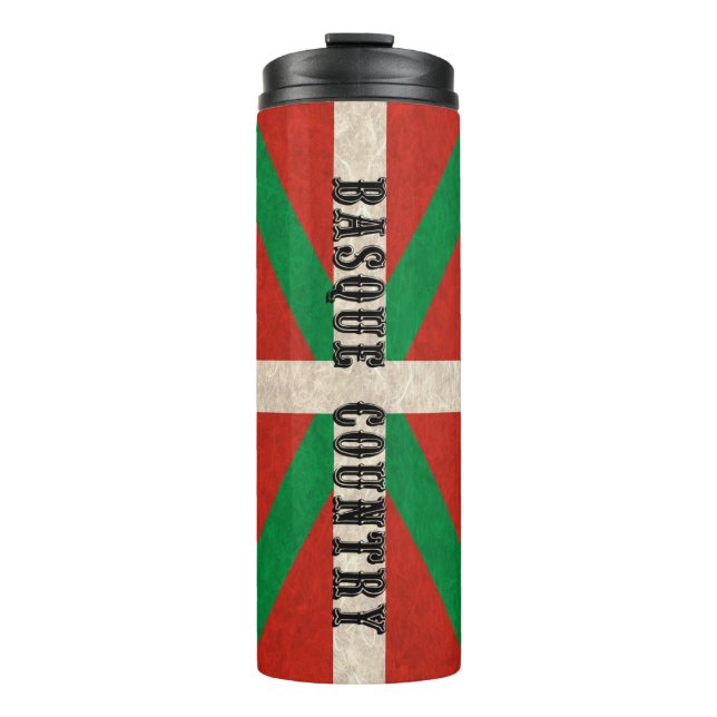 Stylized Basque Country Flag  Thermal Tumbler (Front)