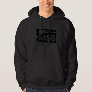 Stylized Bass Guitar Hoodie