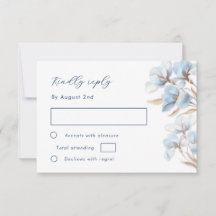 Stylized Blue Gold Lily Layered Flowers