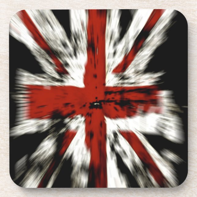 Stylized British Flag Coaster (Front)