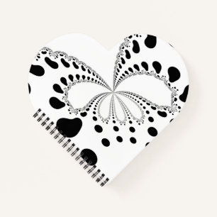 Stylized Butterfly Image Notebook