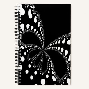 Stylized Butterfly Image Notebook