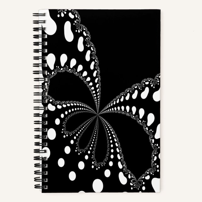 Stylized Butterfly Image Notebook (Front)