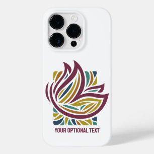 Stylized Butterfly Optional Text Case-Mate iPhone 14 Pro Case