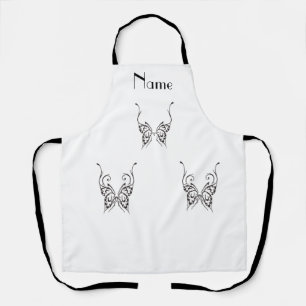 Stylized Butterfly Tattoo Thunder_Cove Apron