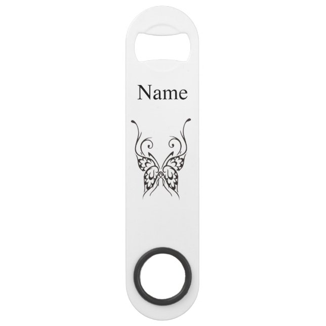 Stylized Butterfly Tattoo Thunder_Cove   Bar Key (Front)