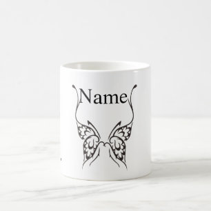 Stylized Butterfly Tattoo Thunder_Cove Coffee Mug