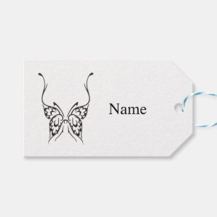 Stylized Butterfly Tattoo Thunder_Cove Gift Tags