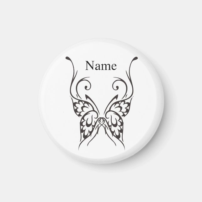 Stylized Butterfly Tattoo Thunder_Cove  Magnet (Front)
