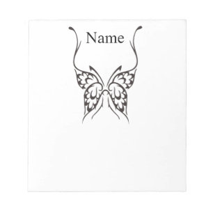 Stylized Butterfly Tattoo Thunder_Cove  Notepad