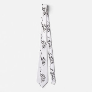Stylized Butterfly Tattoo Thunder_Cove Tie