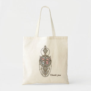 Stylized butterfly tote bag