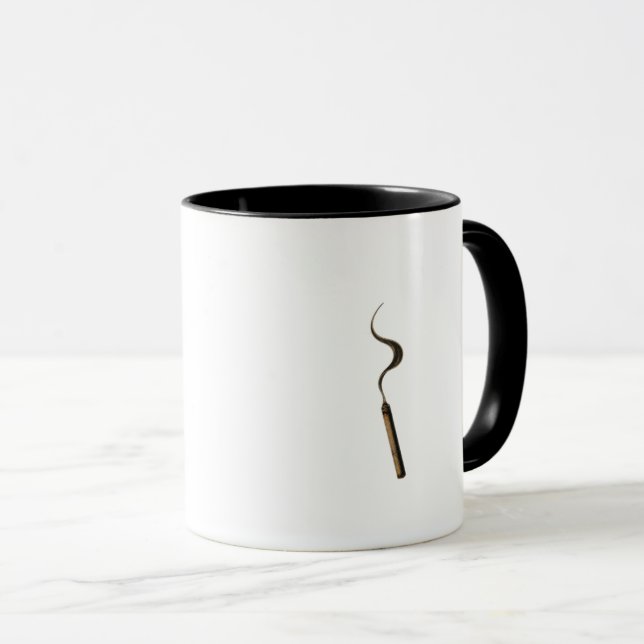 Stylized Cat Gangster Mug  (Front Right)