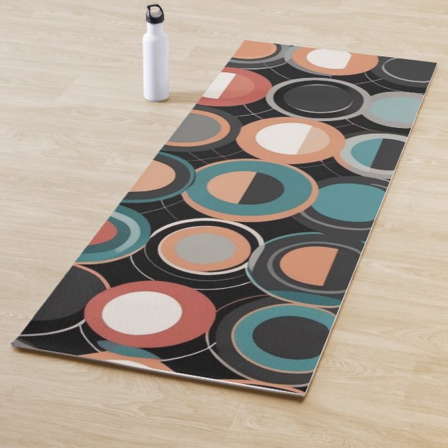 Stylized Circle Yoga Mat (In Situ)