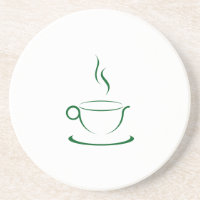 Stylized Coffee Mug Coasters