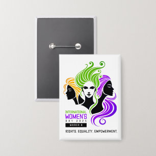Stylized Colorful Trio of Women IWD 2025