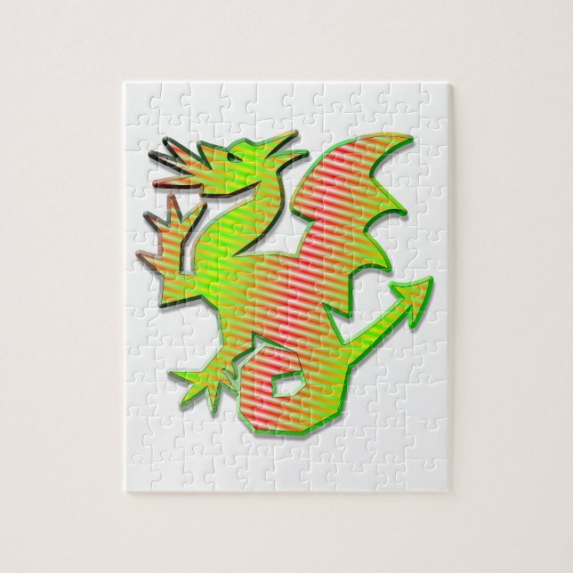 Stylized Dragon Jigsaw Puzzle (Vertical)