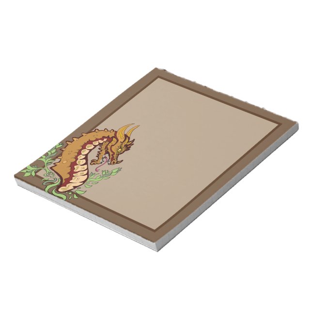 Stylized Dragon Notepad (Rotated)