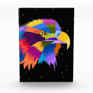 Stylized Eagle Pop Photo Block