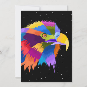 Stylized Eagle Pop Save The Date