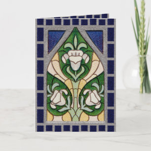 Stylized Easter Lilies (RT 01) Card