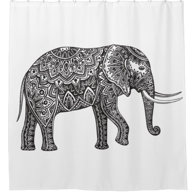 Stylized Fantasy Elephant Doodle (Front)