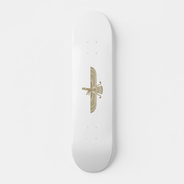 Stylized Faravahar Skateboard (Front)