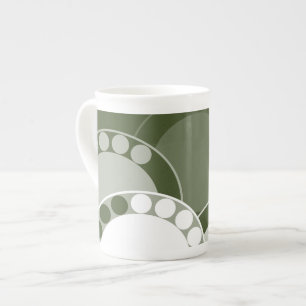 Stylized Fern Frond Design - Mug