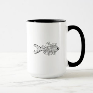 Stylized Fish Mug