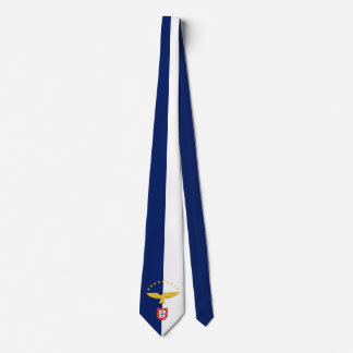 Stylized Flag of the Azores, Portugal Tie