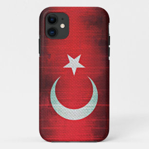 Stylized Flag of Turkey iPhone 11 Case