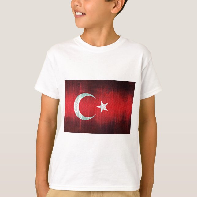 Stylized Flag of Turkey T-Shirt (Front)
