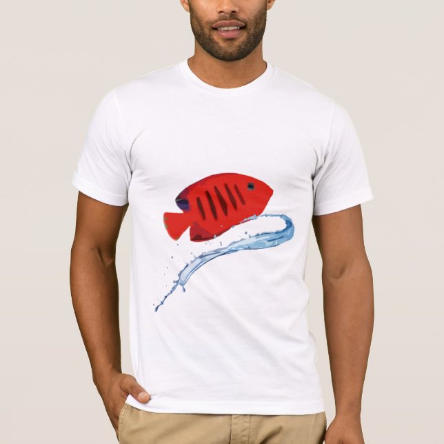 Stylized Flame Angel T-Shirt (Front)