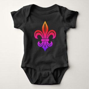 "Stylized Fleur-de-lis" T-Shirt Baby Bodysuit