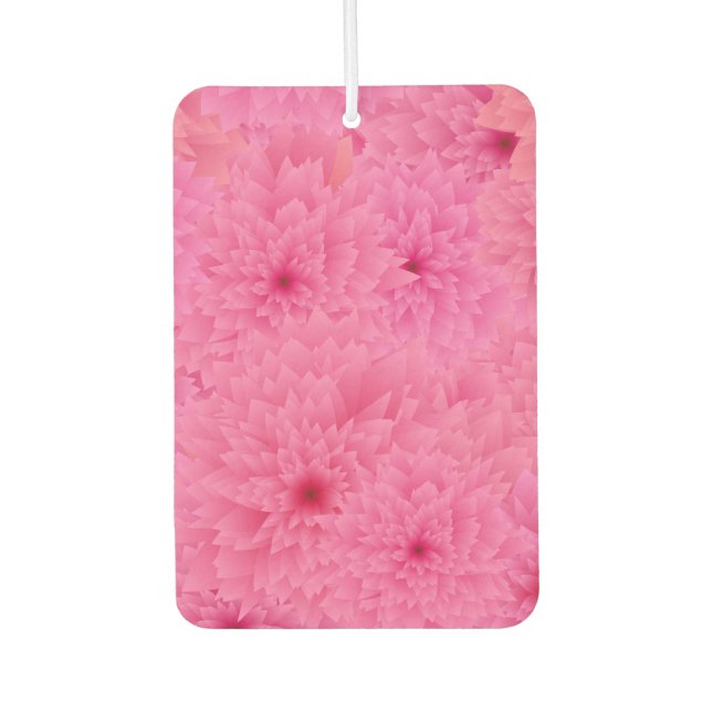 Stylized Floral Air Freshener with Rose Fragrance (Front)