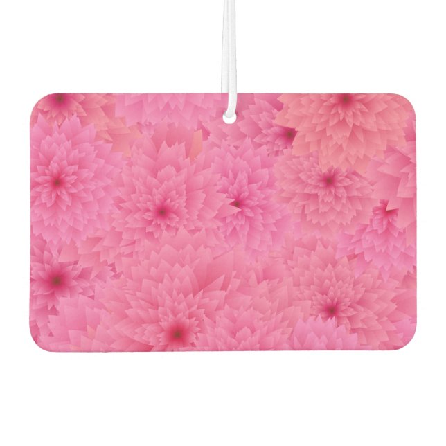 Stylized Floral Air Freshener with Rose Fragrance (Front)