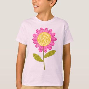 Stylized Flower T-Shirt