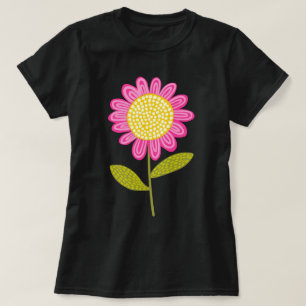 Stylized Flower T-Shirt