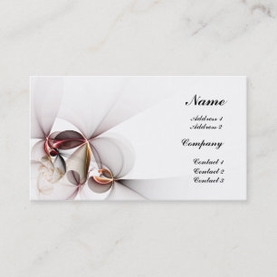 Stylized Flowers Business Card