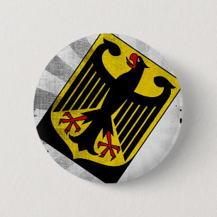 Stylized Germany COA 2 Inch Round Button
