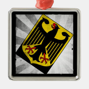 Stylized Germany COA Metal Ornament