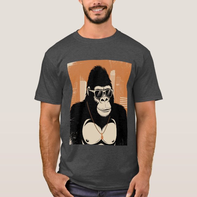 Stylized gorilla  T-Shirt (Front)