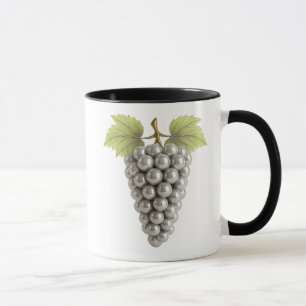 Stylized grape cluster mug